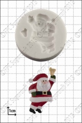 'Santa Claus with Bell' Silicone Mould